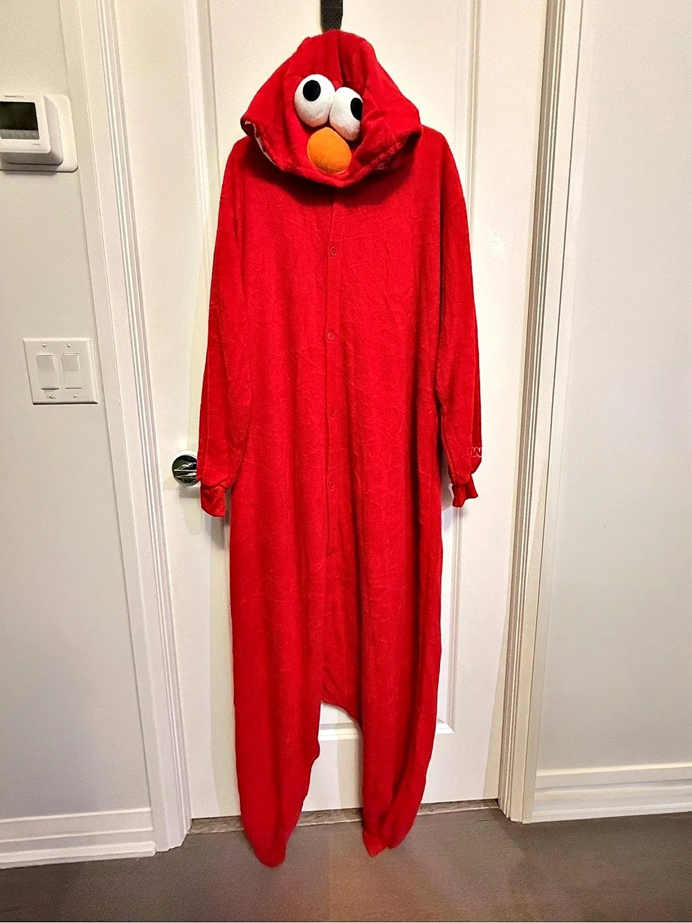 Elmo Adult Onesie Costume – Size XL